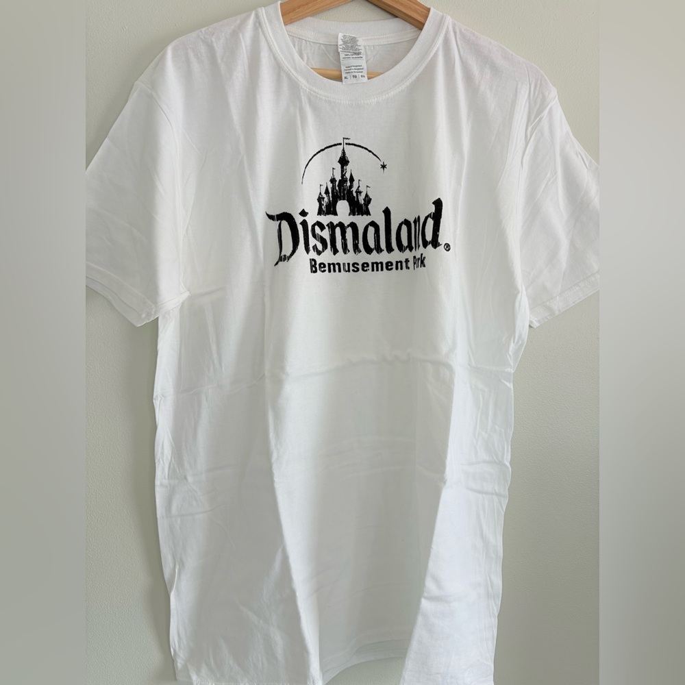 White Banksy Dismaland T-Shirt